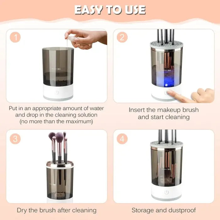 Botega USB Electric Makeup Brush Cleaner Portable 3 In 1 Makeup Brushes